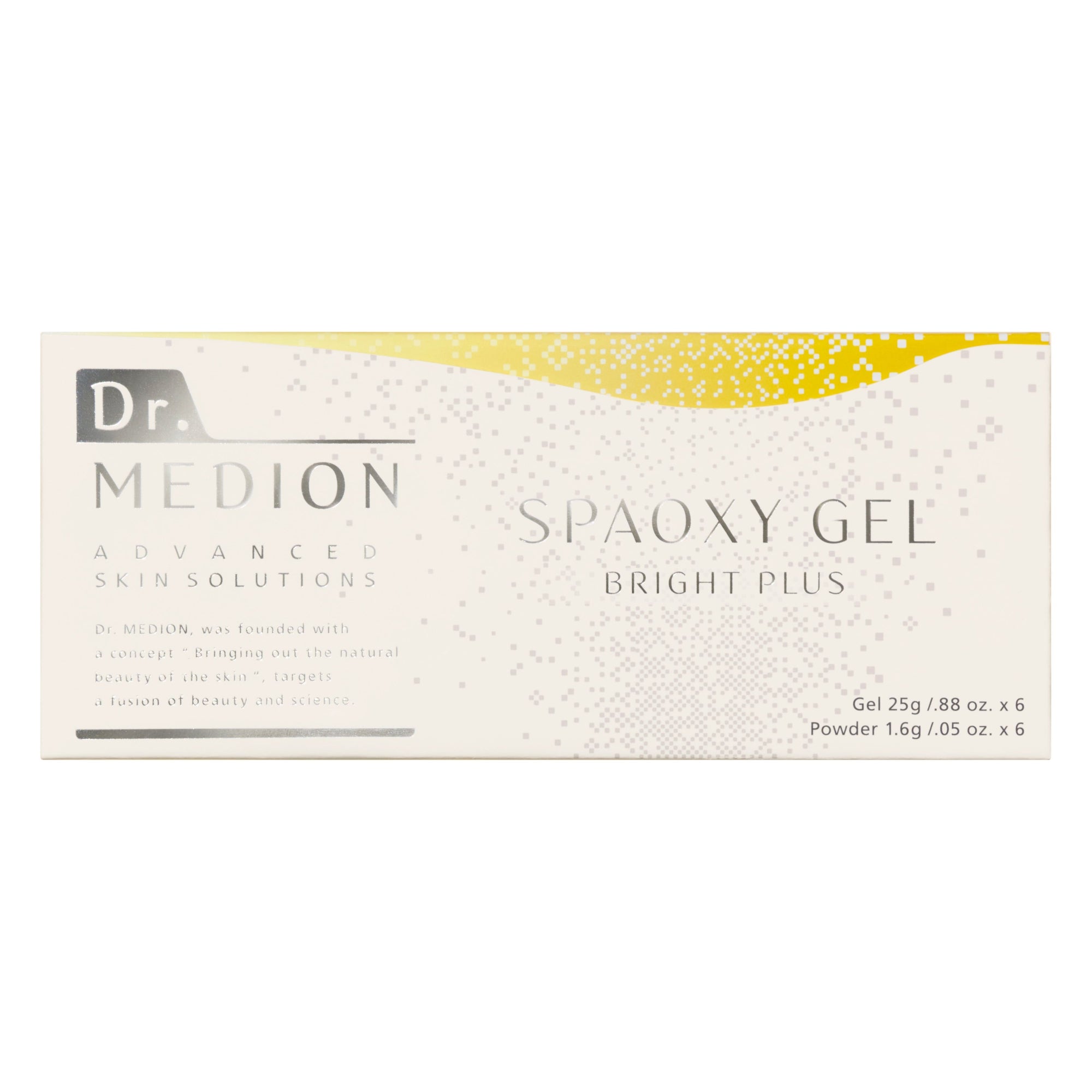 Dr. MEDION - Spaoxy Gel Bright Plus (6 treatments, With a Cup and Spatula)