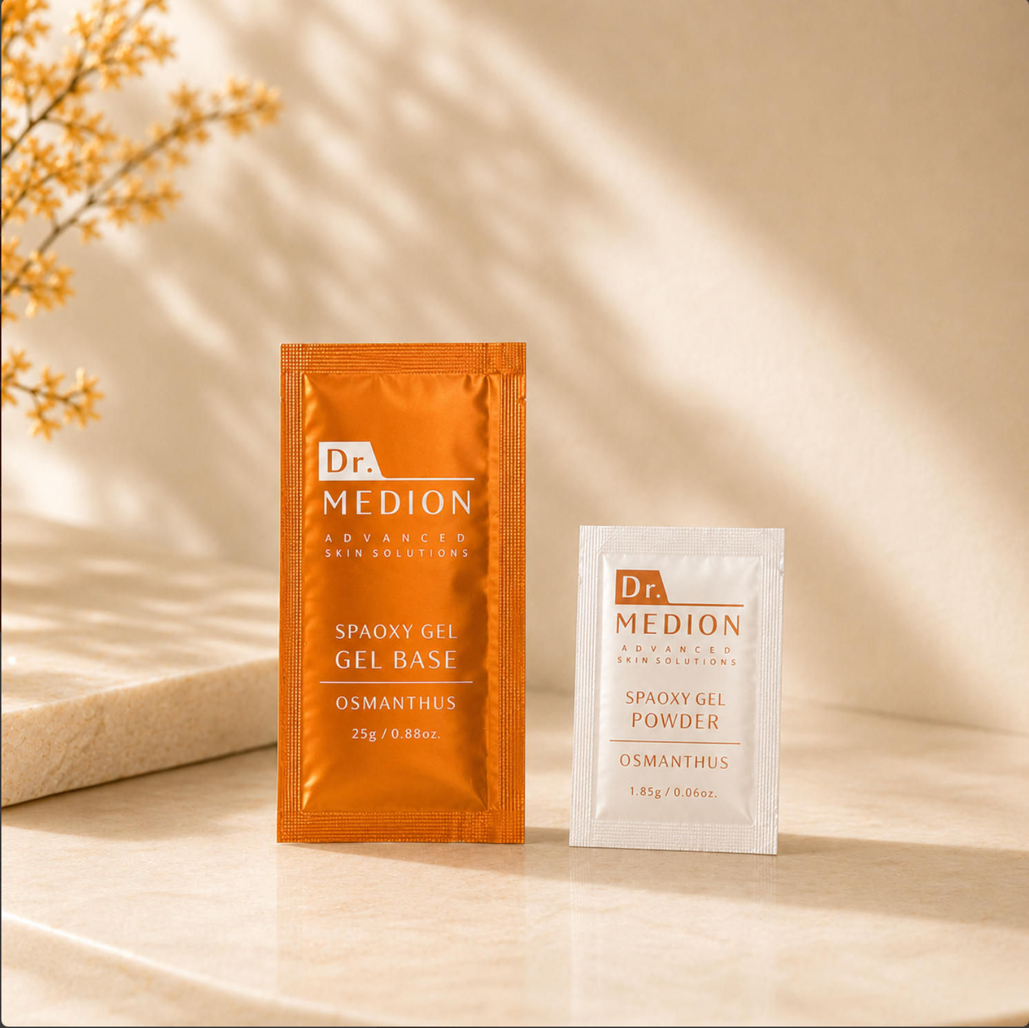 Dr. Medion Spaoxy Gel Clear Plus Osmanthus — Einzelbeutel | Probieren Sie mich aus