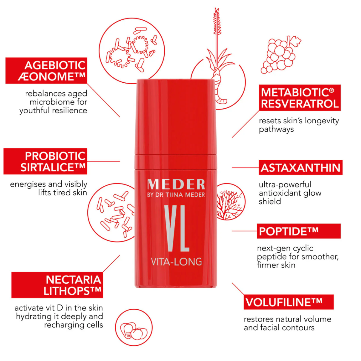VITA-LONG Erweiterte Emulsion für Hautlanglebigkeit