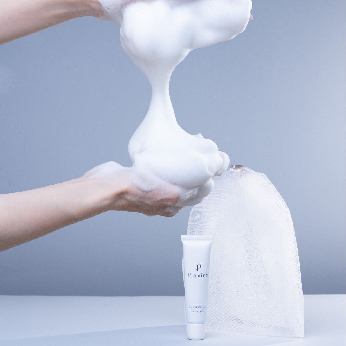 Plamine Washing Foam Travel Set — Gentle Cleansing Foam with Mesh Net