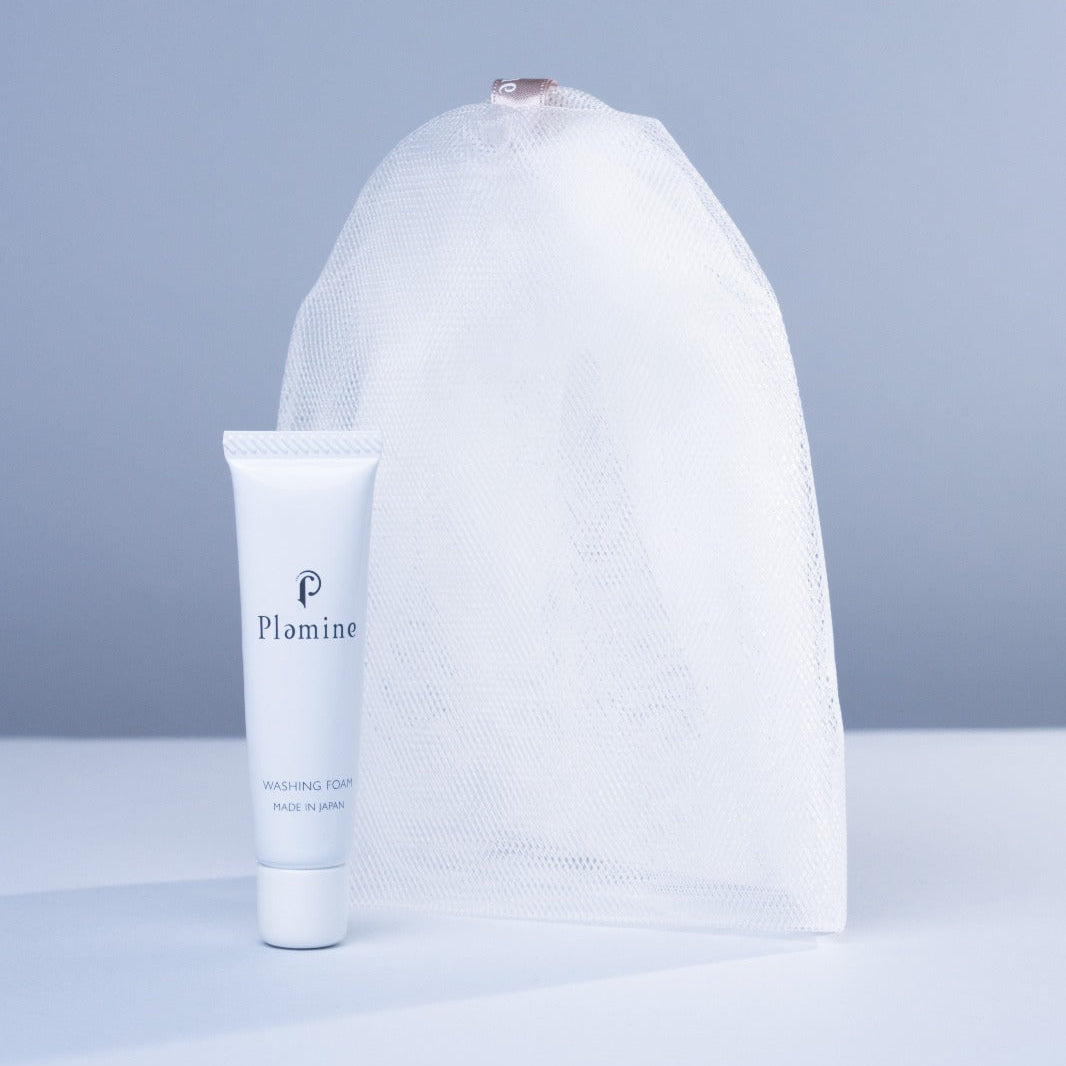 Plamine Washing Foam Travel Set — Gentle Cleansing Foam with Mesh Net