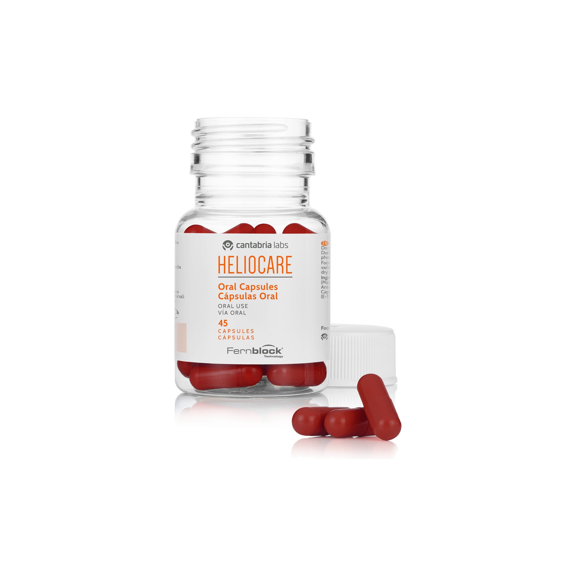 Heliocare Capsules - Sun protection of hard-to-reach areas - 60 Capsules